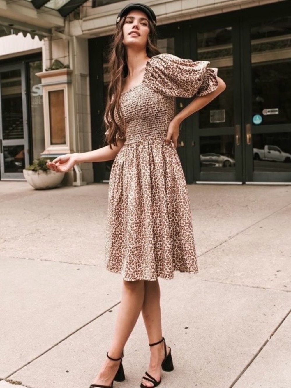 Ivy City Co Wild One Leopard print dress